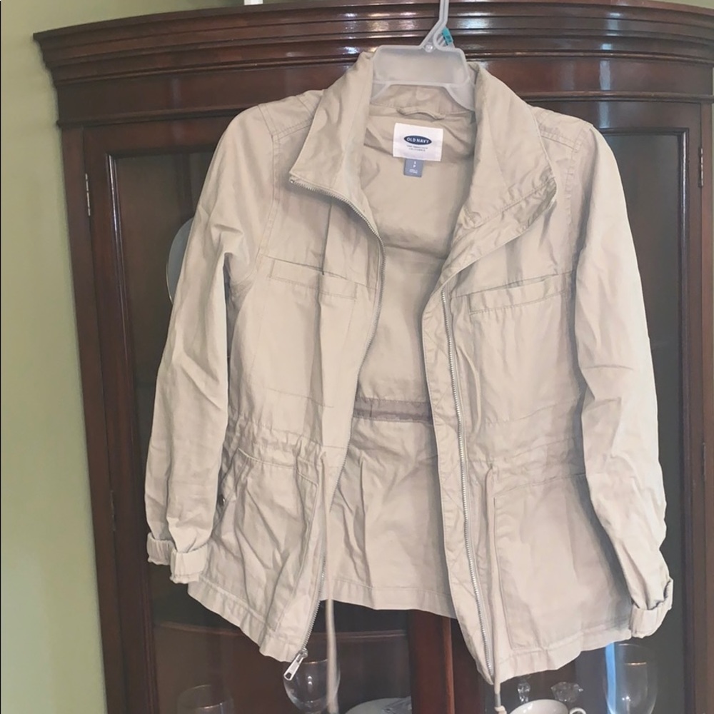 Old Navy Khaki Utility Jacket